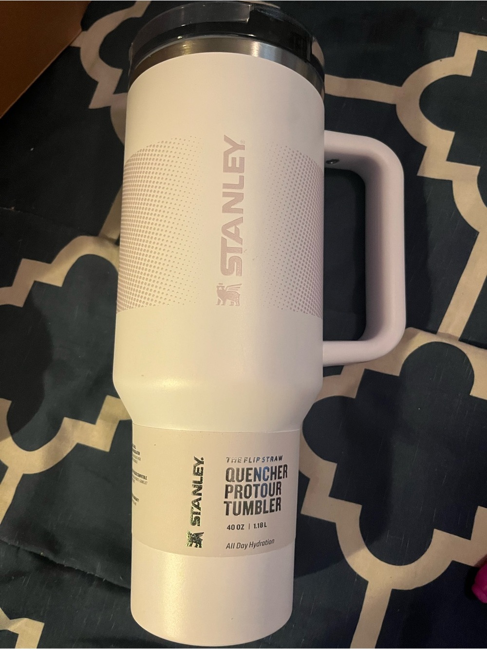 Stanley White and Silver Quencher ProTour Tumbler Vase-Style Accent